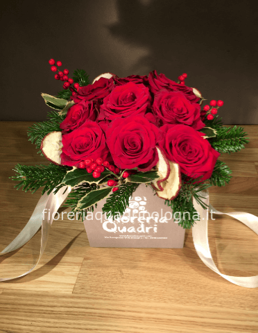 cubetto fiorito con manici