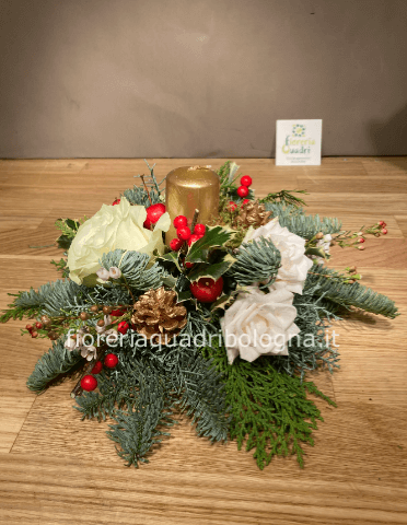 Centrotavola con candela